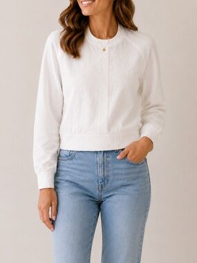 Hanh Merriman White‎ Button up Longsleeve Medium